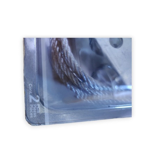 National Hardware 8'8" x 1/8" Stainless Steel Cable Rope with Carabiner and Loop - Picture 4 of 13